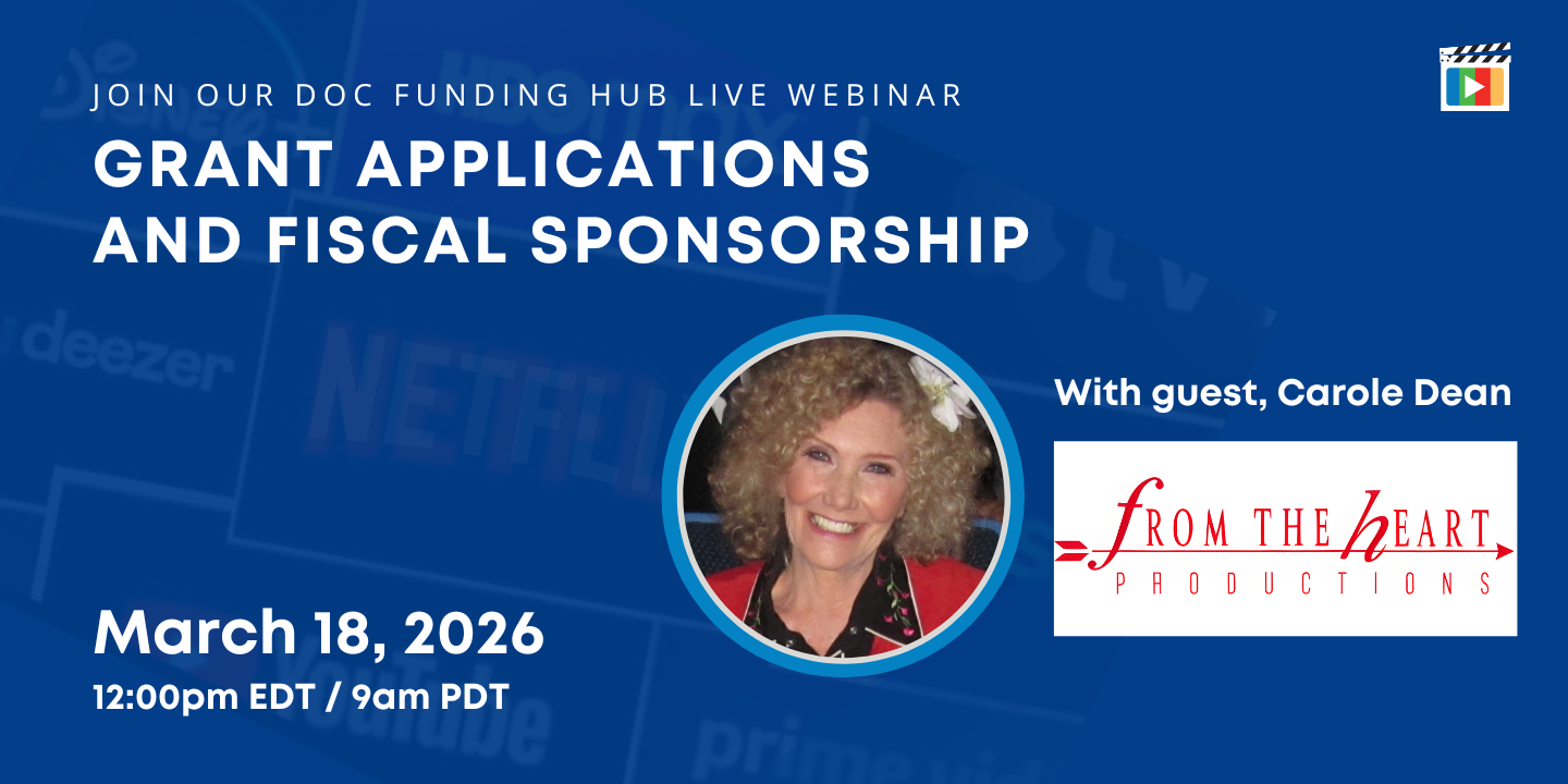 Doc Funding Hub Carole Dean webinar
