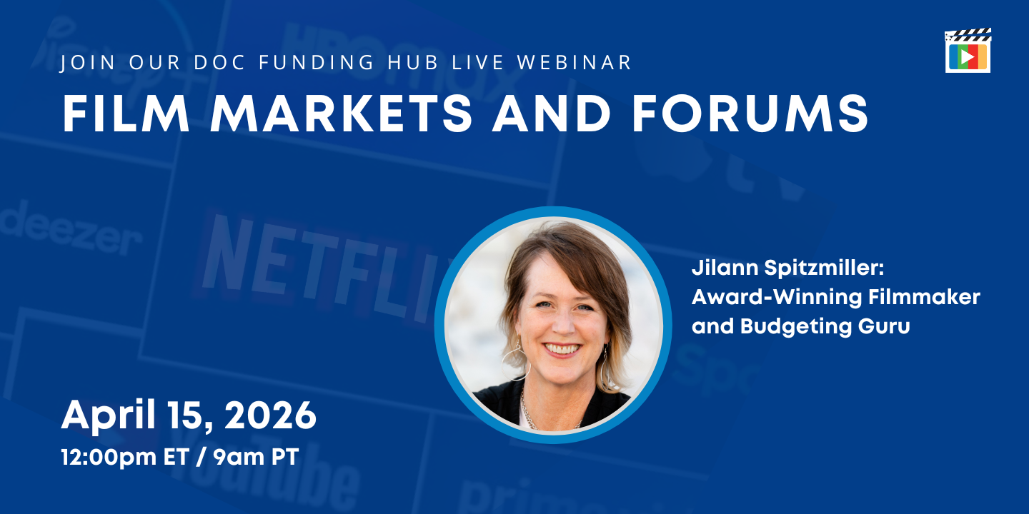 Doc Funding Hub Film Markets webinar
