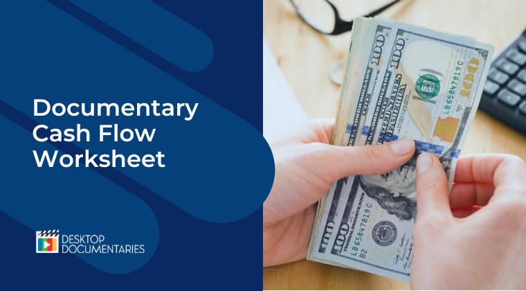 Cash Flow Worksheet woman CARD