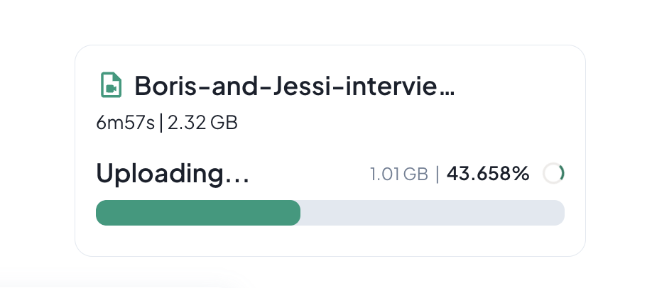 Eddie AI - Upload Interview