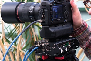 DSLR on MixPre-D DSLR on MixPre-D