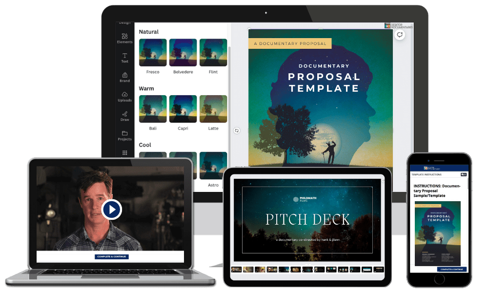 Documentary Proposal and Pitch Deck Template Pack