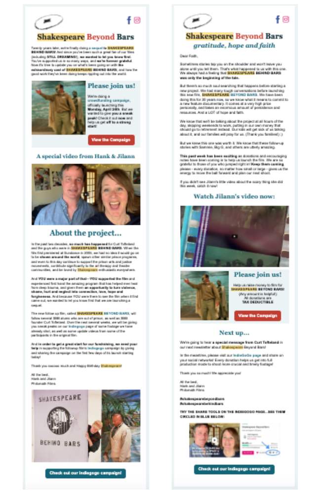 Eblast examples Eblast examples