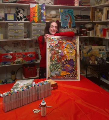 with art made in hospital