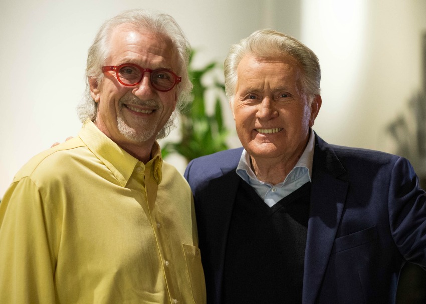 Snuffy Walden and Martin Sheen