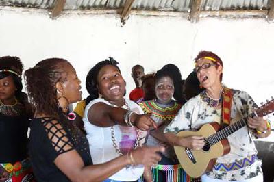 Singing in the village