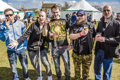 Us four with the festivals host