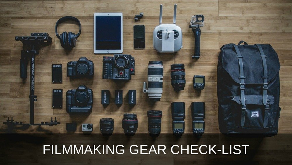 Beginners filmmaking equipment for YouTube Gear
