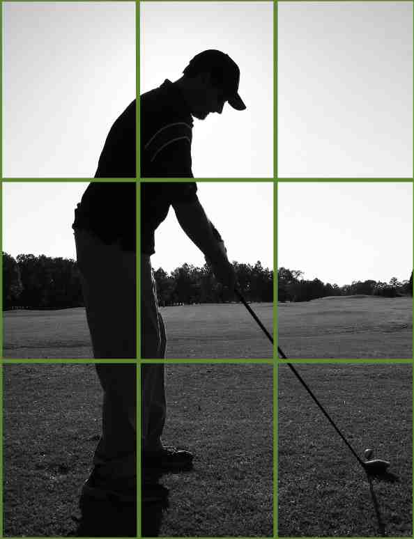 rule of thirds golf shot